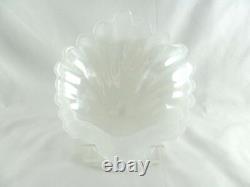 10 Murano Style Opalescent Glass Shell Bowls, 7-3/4, iridescent, slag, dish