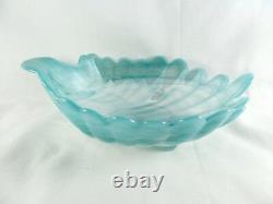 10 Murano Style Opalescent Glass Shell Bowls, 7-3/4, iridescent, slag, dish