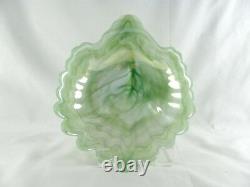 10 Murano Style Opalescent Glass Shell Bowls, 7-3/4, iridescent, slag, dish