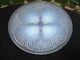 1924 Art Deco Coquille Oyster Shells Rene Lalique France Opalescent Glass Plate