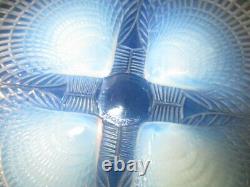 1924 Art Deco Coquille Oyster Shells Rene Lalique France Opalescent Glass Plate