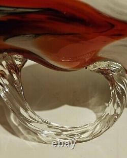 1960 Art In Glass Fiorentina Opaline Glass Vase from Stelvia Vetreria Barbieri