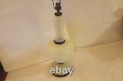 1960s Glass Lamp Base Possibly Venitian 43 cm tall