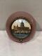 19th C. French Pink Opaline Art Glass Trinket Box St. Pauls Cathedral