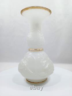 19th Century French Opaline Glass by Baccarat, Antique Decorative Art