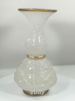 19th Century French Opaline Glass by Baccarat, Antique Decorative Art