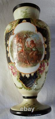 19th Century Signed French Opaline Vase With Gilded Decoration from Osbourne House