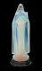 A Rare Etling Art Deco Opalescent Glass Figure Saint Theresa Of The Roses
