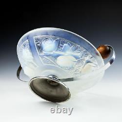 An Art Deco Julien Opalescent Glass Bowl c1930