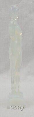 An Art Deco Sabino Opalescent Figurine Of Serenity