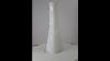 Anchor Hocking Vintage Art Deco Square Milk Glass Bud Vase