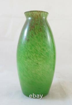 Ancient Opaline Glass Vase from France Art Deco Flower Pot BM35