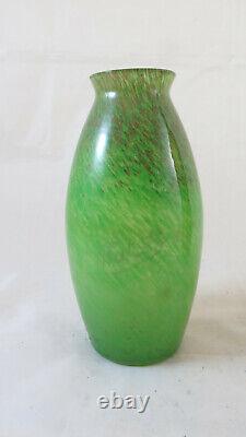 Ancient Opaline Glass Vase from France Art Deco Flower Pot BM35