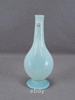 Antique 19th Century Beykoz Ottoman Empire Turkish Opaline Glass Rose Water Ewer