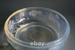 Antique Art Deco Etling Opalescent Glass Box Circa 1930