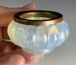 Antique Art Deco Pierre D'Avesn (Girre) French Opalescent Glass Master Open Salt