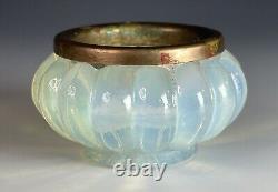 Antique Art Deco Pierre D'Avesn (Girre) French Opalescent Glass Master Open Salt