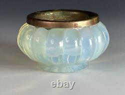 Antique Art Deco Pierre D'Avesn (Girre) French Opalescent Glass Master Open Salt