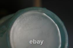 Antique Art Deco Sabino Manta Ray Opalescent Glass Vase Circa 1930