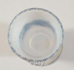 Antique Daum Nancy Textured Opaline Dutch Landscape Footed Cordial Shot Glass