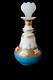 Antique French (baccarat) Gilt Opaline Glass Perfume Bottle C 1830