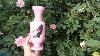 Antique French Pink Opaline Glass Vase