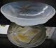 Antique G. Vallon Opalescent Art Deco Period Glass Bowl