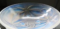 Antique G. Vallon Opalescent Art Deco Period Glass Bowl