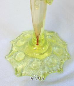 Antique Opaline Victorian Glass Jack Pulpit Vase