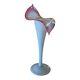 Antique Pairpoint Peach Blow Jack In The Pulpit Opalescent Art Glass Vase
