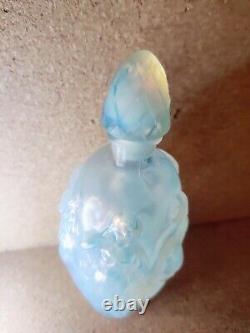 Antique Sabino Opalescent Art Glass Nude Naked Lady Nymphs Perfume Bottle France