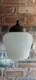 Antique Vintage Opaline White Art Deco Pendant Light Shade With Gallery No Flex