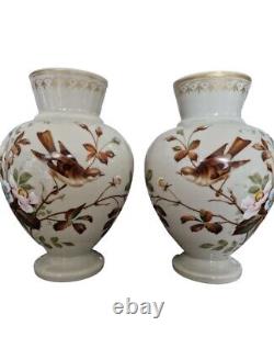 Antique french opaline Vases