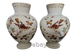 Antique french opaline Vases