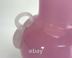 Archimede Seguso Pink Alabastro Vase Murano Glass