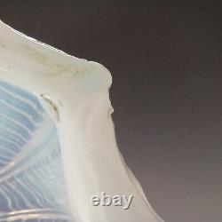 Art Deco 1930's Vintage Opalescent Glass Clam Shell Bowl