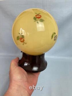 Art Deco Bakelite Night Table Wall Lamp Shade Opaline Uranium Vaseline Glass