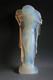 Art Deco Etling Woman With Lamb Opalescent Glass Figurine 27 Cm
