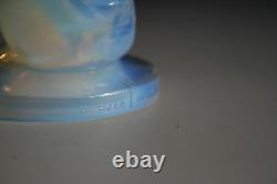 Art Deco Ferjac Opalescent Glass Figurine / Paperweight