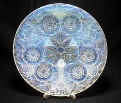 Art Deco French Glass Opalescent Centrepiece Bowl