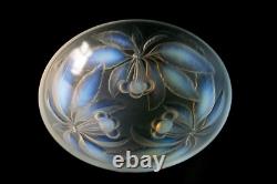 Art Deco G. Vallon Opalescent Glass Bowl Circa 1930