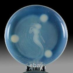 Art Deco Opalescent Salver entitled Sirène by René Lalique circa 1930