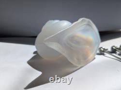 Art Deco Sabino Opalescent Glass Snail Pick Holder With Full Set Of Picks