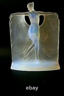 Art Deco Sabino Suzanne Opalescent Glass Lamp