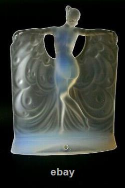 Art Deco Sabino Suzanne Opalescent Glass Lamp