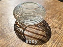 Art Glass Opalescent Stripped Art Glass Vase