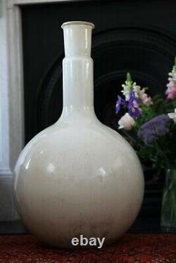 Art Glassware. Stunning Large White Glass Vase (71cms), late 19th Century, Design
