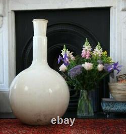 Art Glassware. Stunning Large White Glass Vase (71cms), late 19th Century, Design