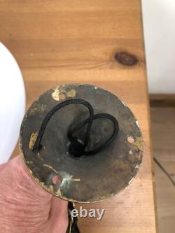 Art deco coolie opaline ceiling light antique