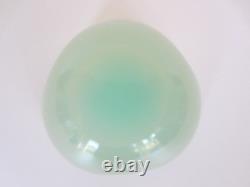 Barbini seguso era Murano translucent opaline alabastro bowl mint green & white